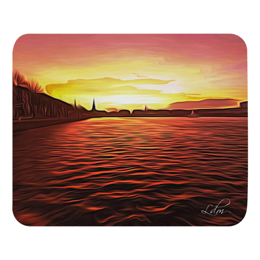 Luigi Di Matteo - Mousepad - Rosso fuoco - klein - 22 x 18 cm