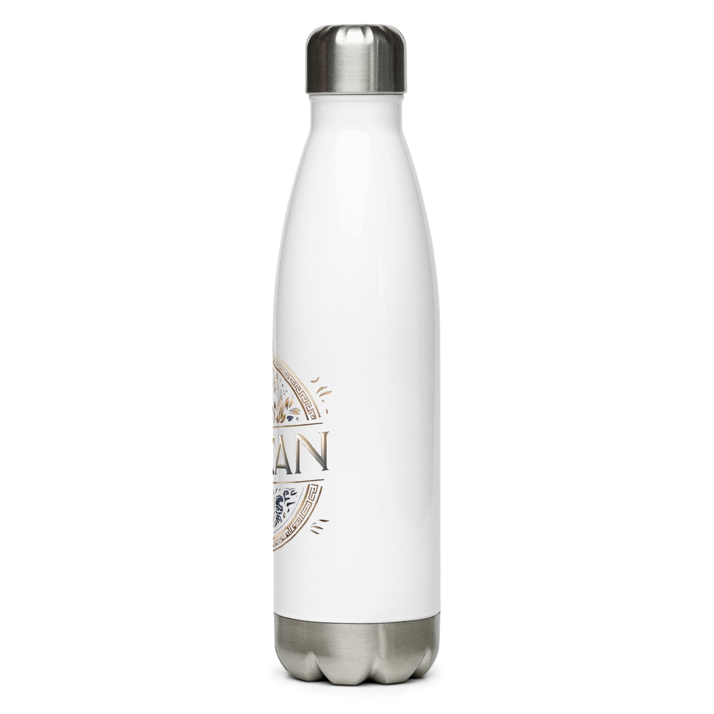 Siocan - Edelstahl-Trinkflasche weiß - Siocan Logo - 500 ml