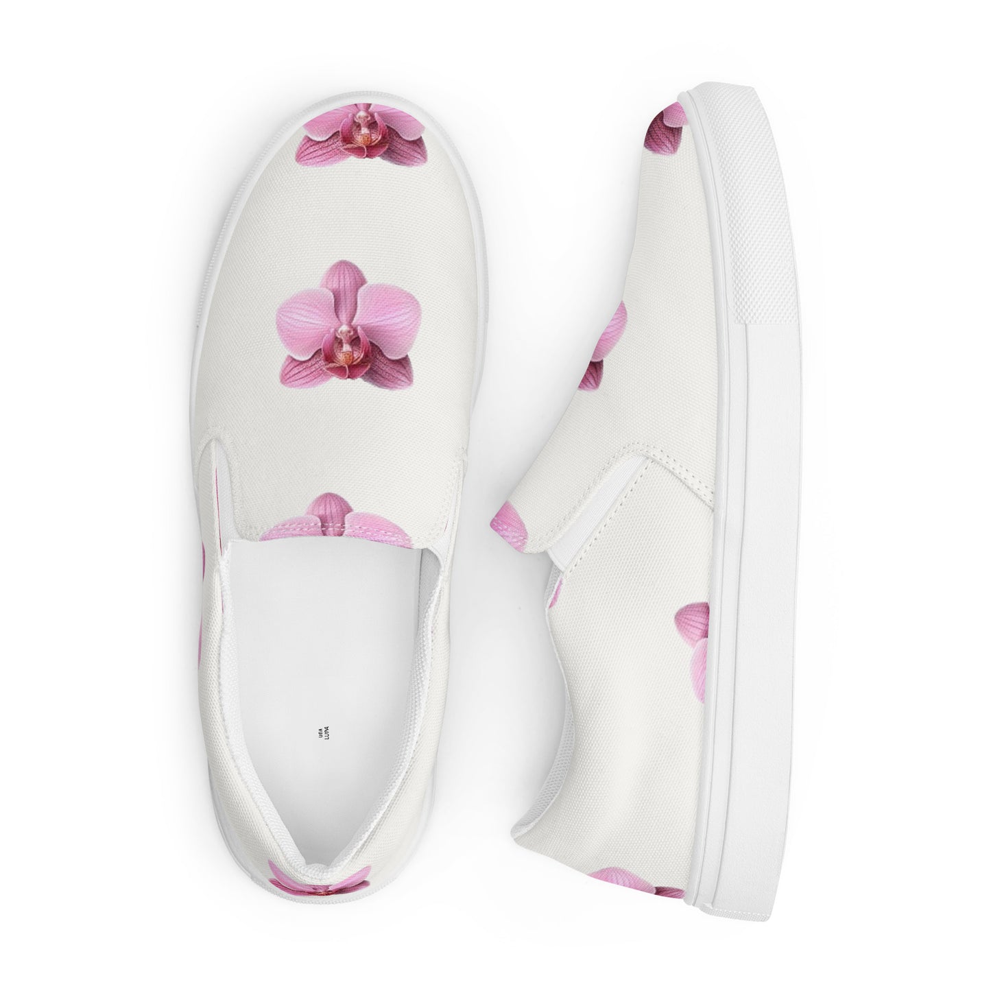 Una Lupa - Damen-Canvas-Slipper - Rosa Orchidee I